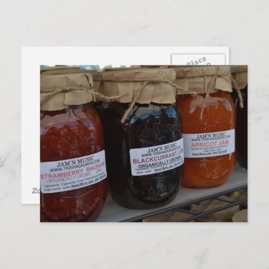 Beautiful Jam Jars Postcard Postkarte (Vorne/Hinten)