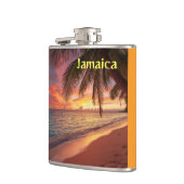 Beautiful jamaica sunset  flachmann (Links)