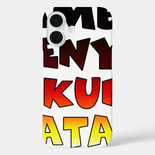 Beautiful Jambo Kenya Hakuna Matata Schöne Aussich Case-Mate iPhone Hülle (Rückseite)