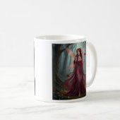 Beautiful January Garnet Fairy Kaffeetasse (VorderseiteRechts)