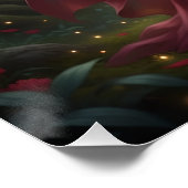 Beautiful January Garnet Fairy Poster (Ecke)