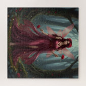 Beautiful January Garnet Fairy Puzzle (Horizontal)