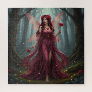 Beautiful January Garnet Fairy Puzzle