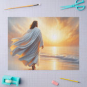 Beautiful Jesus by the Sea Tissue Paper Seidenpapier (Basteln)