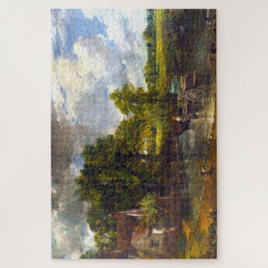 Beautiful John Constable, "The Hay Wain", 1821, Puzzle (Vertikal)