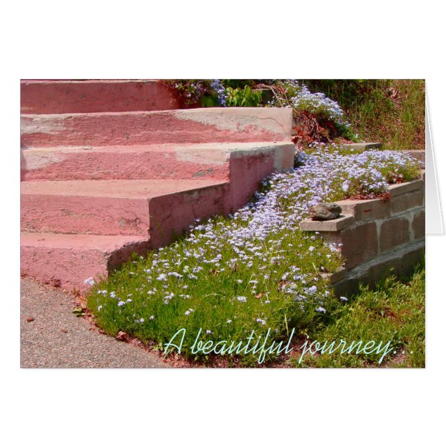 Beautiful Journey Beginnt mit einem Single Step -  (Vorderseite (Horizontal))