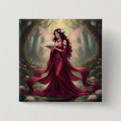Beautiful July Ruby Fairy Button (Vorderseite)