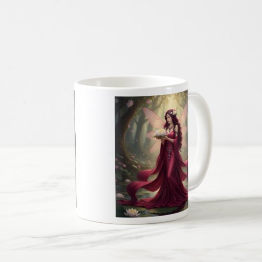 Beautiful July Ruby Fairy Kaffeetasse (VorderseiteRechts)