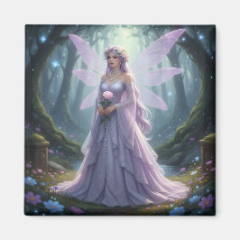 Beautiful June Pearl Fairy Magnet