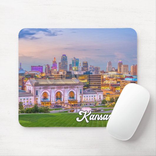Beautiful Kansas City, Missouri, USA Mousepad (Mit Mouse)