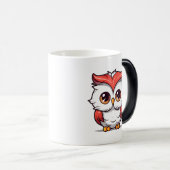 Beautiful Kawaii Style Owl Cartoon-77038 Two-Tone Verwandlungstasse (VorderseiteRechts)