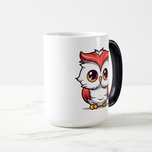 Beautiful Kawaii Style Owl Cartoon-77038 Verwandlungstasse (VorderseiteRechts)