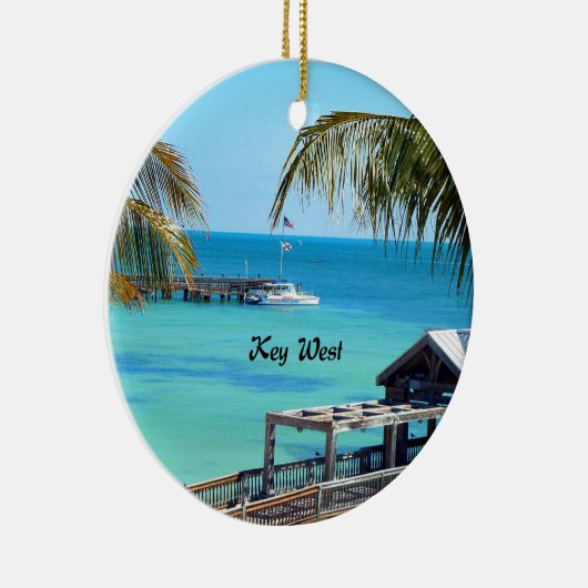 Beautiful Key West, Florida Keramik Ornament (Rechts)