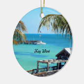 Beautiful Key West, Florida Keramik Ornament (Links)
