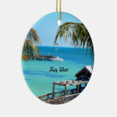 Beautiful Key West - Frohe Weihnachten Keramik Ornament (Rechts)