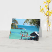 Beautiful Key West Weihnachten Karte (Gelbe Blume)