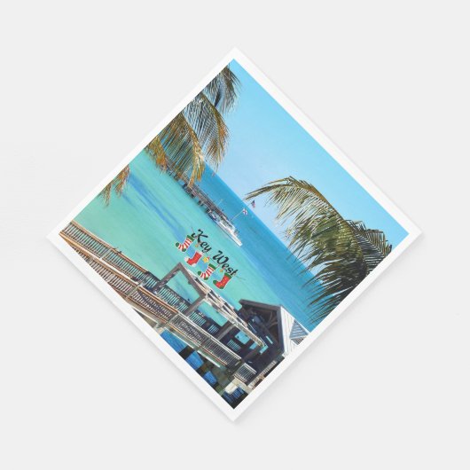 Beautiful Key West Weihnachten Serviette (Ecke)