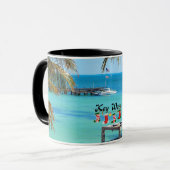 Beautiful Key West Weihnachten Tasse (Vorderseite Links)