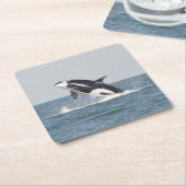 Beautiful Killer Whale Rechteckiger Pappuntersetzer (angewinkelt)