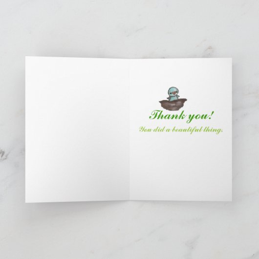 Beautiful Kindness - Danke Karte (Innenseite)