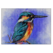 Beautiful Kingfisher Bird Cutting Board Schneidebrett (Vorderseite)