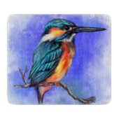 Beautiful Kingfisher Bird Cutting Board Schneidebrett (Vorderseite)
