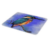 Beautiful Kingfisher Bird Cutting Board Schneidebrett (Ecke)