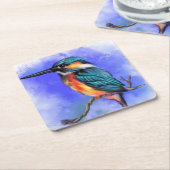 Beautiful Kingfisher Paper Untersetzer (angewinkelt)