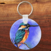 Beautiful Kingfisher Schlüsselanhängers Schlüsselanhänger (Vorderseite)