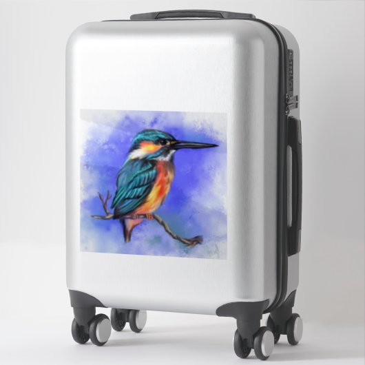 Beautiful Kingfisher Sticker (Koffer)