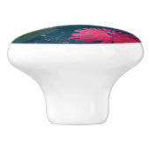 Beautiful Koi Keramikknauf (Seitenansicht)