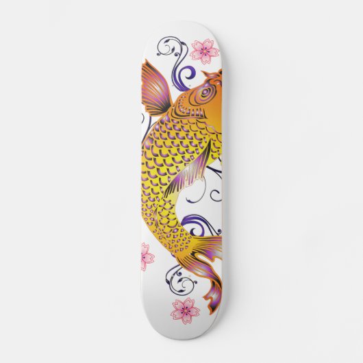 Beautiful Koi Skateboard (Vorderseite)