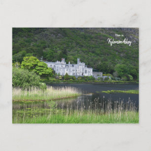 Beautiful Kylemore Abbey, Irland Postkarte