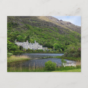 Beautiful Kylemore Abbey, Irland Postkarte