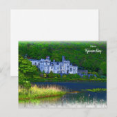 Beautiful Kylemore Abbey, Irland Postkarte (Vorne/Hinten)