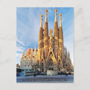 Beautiful La Segrada Familia - Spanien Postkarte