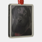 Beautiful Labrador Retriever Ornament Aus Metall (Rechts)