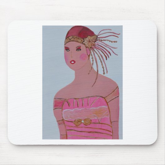 Beautiful Lady 3.JPG Mousepad (Vorne)