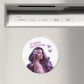 Beautiful Lady Lupus Awareness Magnet (In Situ (Geschirrspüler))