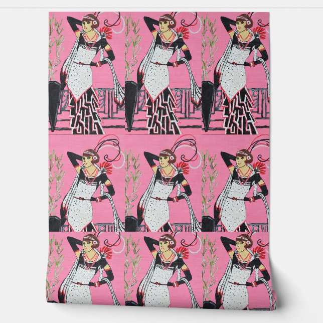 Beautiful lady  tapete (Abrollen)