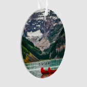 Beautiful Lake Louise, Kanada Ornament (Vorderseite)