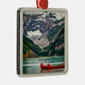 Beautiful Lake Louise, Kanada Ornament Aus Metall (Rechts)