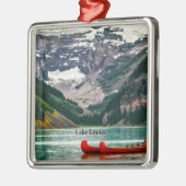 Beautiful Lake Louise, Kanada Ornament Aus Metall (Links)
