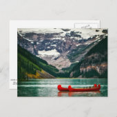Beautiful Lake Louise, Kanada Postkarte (Vorne/Hinten)