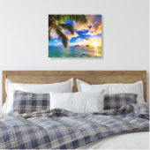 Beautiful Lanikai Beach Hawaii Leinwanddruck (Insitu (Schlafzimmer))