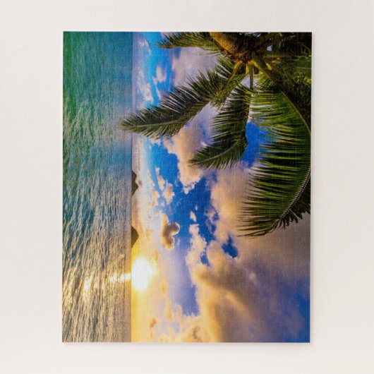 Beautiful Lanikai Beach Hawaii Puzzle (Vertikal)
