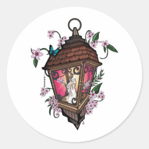 Beautiful Lantern   Runder Aufkleber