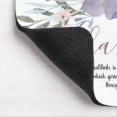 Beautiful Lavender Floral Mousepad (Ecke)