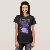 Beautiful Lavender - Jeannette Name T-Shirt (Vorne ganz)