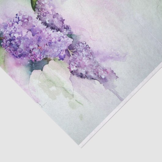 Beautiful Lavender Lilac Blume Tissue Paper Seidenpapier (Ausschnitt)